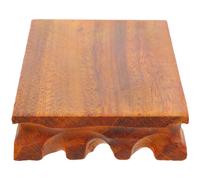 Espositore in Pietra Supporto Per Piatti Legno Base Espositiva Figurine