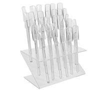 Espositore in Plastica per Supporto 32 Fori, Unghie | Campioni, Colori, Punte, Cartine, Inserti, Stile Semplice, Design Compatto, Facile Sostituzione, Ordine