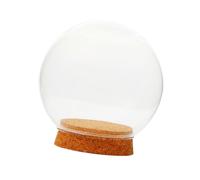 Espositore In Vetro Cloche Terrarium Copertura A Forma Di Palla Sughero Con
