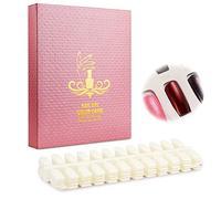 Espositore libro con 120 pezzi unghie finte, Display Polish carta bordo, Catalogo per esposizione dei colori smalto, Rosa