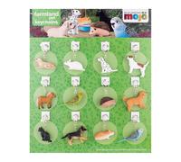 Espositore Mojo portachiavi - animali domestici (72 pz)
