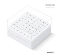 Espositore Organizzatore Attrezzi Nail Art per 49 Testine Smalto Plastica