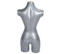 Espositore per abbigliamento, busto manichino per abbigliamento in PVC addensato inodore per esposizione di abbigliamento per le vendite di costumi da bagno per centri commerciali