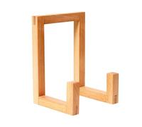 Espositore per album, in legno, 20,3 cm, in legno solido, design classico, mensola per la casa, decorazione per la casa, camera da, sala musicali, lettore record, vacanze, feste, vacanze, neat