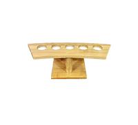 Espositore per alimenti, supporto per gelato in bambù a 5 fori, supporto per sushi per cucina e sala da pranzo