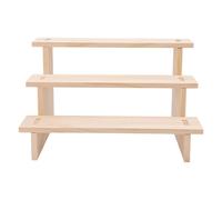 Espositore per Alzate in Legno di Pino, Scala in Legno, Mensola, Tazza Rustica, Scala da Cucina in Legno di Pino, Scala, Porta Bracciale per Accessori, Cabine Espositive