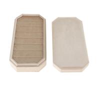 Espositore per anelli con coperchio Organizzatore Espositori per gioielli