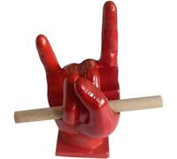 Espositore per bacchette, espositore per bacchette, divertente supporto per bacchette, supporto per bacchette, decorazione per la stanza dei batteristi (rosso)