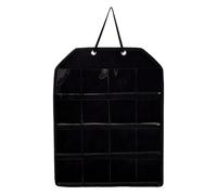Espositore per badge con 16 tasche, in feltro nero, 49,3 x 38,4 cm, organizer da appendere alla parete per spille da 7,5 cm, collezione di spille smaltate