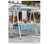 Espositore per bancarella per mercato all'aperto con ruote, carrello per cibo da strada, scaffali modulari, attrezzature per venditori alimentari, colore verde, 130 x 60 x 200 cm, perfetto per eventi