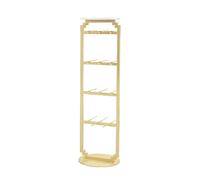 Espositore per Biancheria Intima A 4 Livelli - Espositore Regolabile per Lingerie - Scaffali per L'organizzazione degli Accessori - Vendita al Dettaglio di Biancheria Intima, Calze (Colore : Gold, T