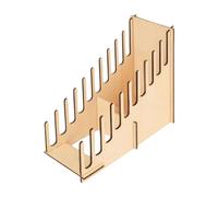 Espositore per biglietti d'auguri in legno, porta cartoline per