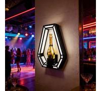 Espositore per bottiglie a rombo regolabile con telecomando per feste in bar e discoteca