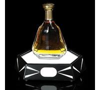 Espositore per Bottiglie di Liquore Illuminato a LED Portabottiglie Luminoso in Ferro Espositores per Cocktail Champagne per Bars, Hotel, Discoteche, Feste Private(White,35 * 23 * 7.5cm)