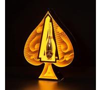 Espositore per Bottiglie di Vino, Portabottiglie LED Illuminato Bottiglia per Birra, Vino, Champagne, Prosecco,E