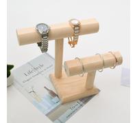 Espositore Per Bracciale Con Cinturino A T In Legno A 2 Livelli