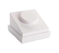 Espositore per braccialetti e gioielli, in resina, per riporre gioielli da polso e da usare come espositore per negozi al dettaglio, colore bianco