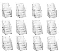 Espositore Per Brochure A 4 Piani DIN A5 Verticale 4 Scomparti