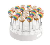 Espositore Per Cake Pop - Supporto Per Dessert In Acrilico Trasparente Con 22 Fori Per Dolci,Porta Lecca Lecca per Matrimoni,Per Cupcake, Per Bouquet Di Frutta, Per Compleanno, Per Natale, Per Festa