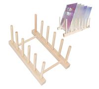 Espositore per campioni di unghie con cornice in legno a 5 griglie, espositore per campioni finito, espositore per stampe artistiche per unghie per foto, piatto decorativo, cavalletto per foto, lavoro