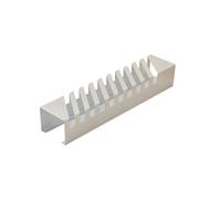 Espositore per campioni in metallo a 10 livelli per vetrina in marmo ceramica e quarzo per piastrelle per pavimenti Design a inserimento inclinato per una facile visualizzazione