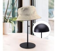 Espositore Per Cappelli In Metallo Con Base Regolabile In Altezza Per Negozi