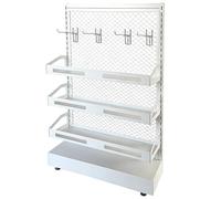 Espositore per caramelle, scaffale regolabile per snack, organizer per patatine fritte, per cucina, supermercato, ufficio, 60 x 20 x 65 cm, soluzione per riporre merci in busta