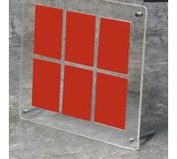 Espositore per carte da baseball Porta carte da tavolo in PVC trasparente