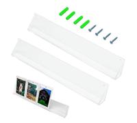 Espositore per carte sportive, espositore da parete per carte collezionabili, 2 ripiani per carte da collezione, organizer per carte e altro ancora