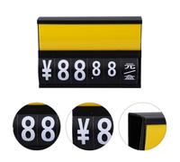 Espositore per cartellini del prezzo del supermercato da 3 pezzi