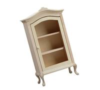 Espositore per casa delle bambole in legno libreria modello vetrina scala 1:12 giocattolo ragazze case delle bambole fingere gioco miniatura caso