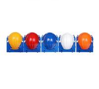 Espositore per casco, supporto per elmetto di sicurezza, supporto da appendere per casco, montaggio a parete, per officina/miniera/petrolio/gas/utilità, supporto fisso per operai edili, Mult