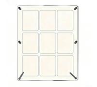 Espositore per CD e foto in acrilico trasparente, espositore multi-scomparto, per casa, dormitori, gallerie o spazi commerciali (9 quadrati)