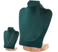 Espositore per Collana in Velluto, Supporto per Busto, Ritratto, Modello, Collo, Ciondolo, Espositore per Gioielli, Supporto per Collana