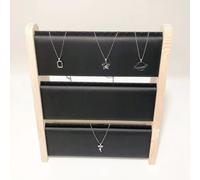 Espositore per collane Espositore per gioielli da tavolo in legno massello a