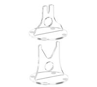 Espositore Per Coltelli - 2 Pezzi Porta Coltelli Antiscivolo - Ripiano Da Esposizione In Materiale Acrilico - Per Feste Cucina Piano Tavolo Scrivania Casa Toeletta Collezione Per Camere