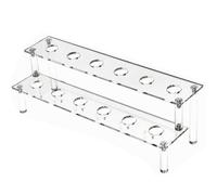 Espositore Per Cono - Supporto Per In Acrilico, Porta Coni Trasparente | Organizer Da Tavolo Quadrato Per Dessert, Antipasti, Insalate, Snack Da Buffet, Gelati Per Eventi, O F
