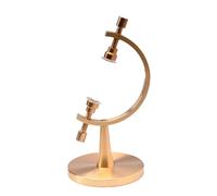 Espositore per cristalli - 3,4x6,6 cm, supporto per | Supporto in con clip imbottito - Per esemplari fossili, arte, artigianato, luogo di lavoro, bancone del negozio