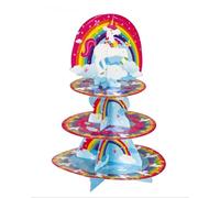 Espositore per cupcake unicorno a 3 piani ,Alzata per dolci per snack, 30X40