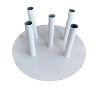 Espositore per fiori con palo base per ricevimento, supporto per fiori in