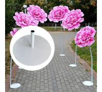 Espositore per fiori con palo base per ricevimento, supporto per fiori in