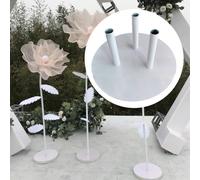 Espositore per fiori con palo base per ricevimento, supporto per fiori in