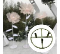 Espositore per fiori con palo, grande supporto per fiori da pavimento per