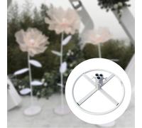 Espositore per fiori con palo, grande supporto per fiori da pavimento per