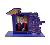 Espositore per foto di laurea da scrivania, cornice verticale in legno, per diploma, collezione di ricordi, università, asilo, ritratti prescolari