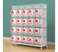 Espositore per Frutta e Verdura Lar, 4/5 Ripiani, scaffale Commerciale da Pavimento con Ruote, scaffale per Negozi/Porta Sacchetti di Patatine per minimarket (5 Ripiani - 90x45x140 cm / 35,4