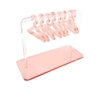 Espositore per gioielli - Mini appendiabiti in acrilico, mini appendiabiti in acrilico, disposizione ordinata a più fessure che migliora la visibilità dei gioielli | Adatto per banchi di boutique, ban