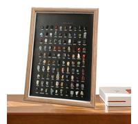 Espositore per la raccolta di rocce - Set di decorazioni minerali naturali, 100 pezzi, scienza educativa, attività di apprendimento ment, divertente esplorazione educativa per bambini, collezionisti