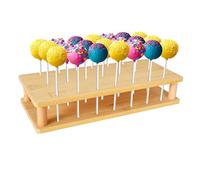 Espositore per lecca-lecca, 2 fori, in acrilico trasparente, con 100 bastoncini di carta, per matrimoni, baby shower, feste di compleanno, Halloween, Natale, caramelle decorative