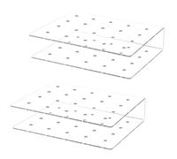 Espositore per lecca-lecca in acrilico trasparente, 2 pezzi, 20 fori, per matrimoni e feste di compleanno